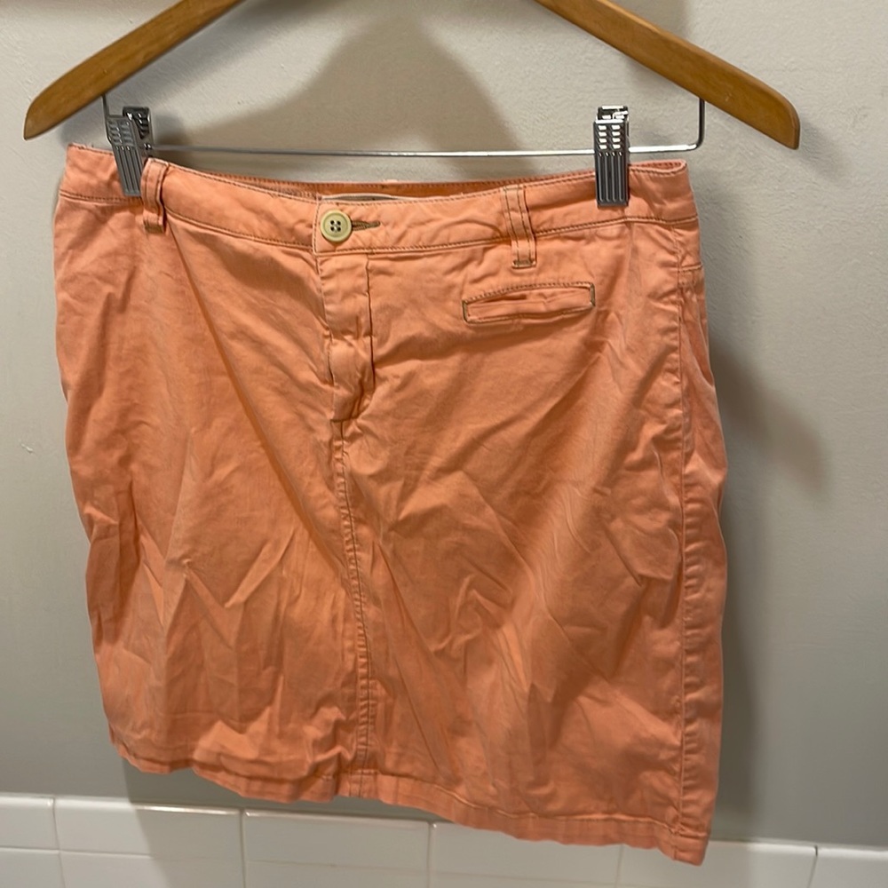 Christopher Blue Stretch Orange Skirt Sz 6